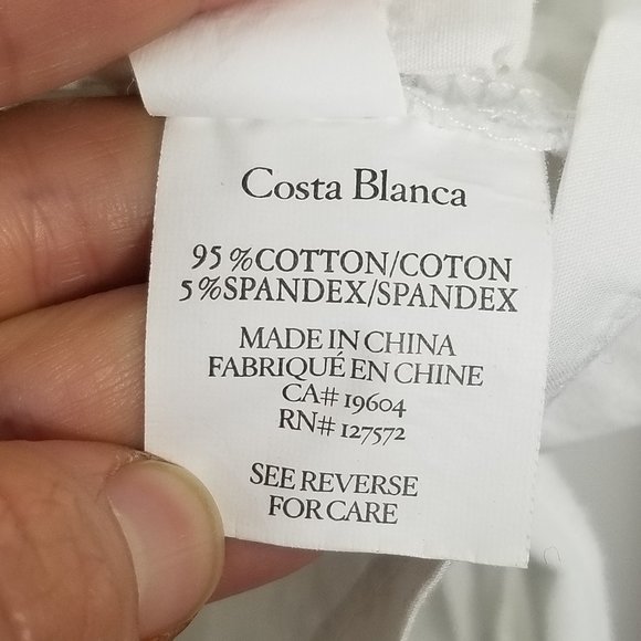 Costa Blanca | White Wrap Style Ruffle Neck Blouse - Picture 4 of 8